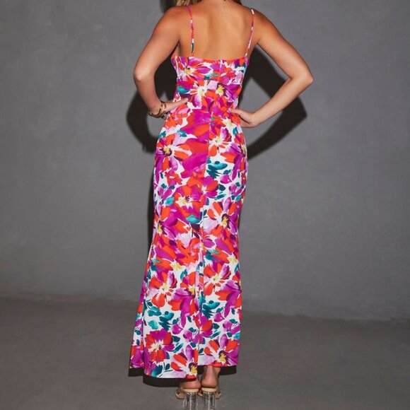 Vici Jazelle Floral Maxi Slip Dress - Picture 7 of 12